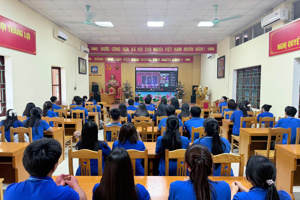 ĐOÀN TRƯỜNG THPT CAO LỘC LAN TỎA THÔNG ĐIỆP “KHÔNG MỘT MÌNH”